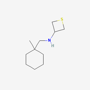 N-((1-Methylcyclohexyl)methyl)thietan-3-amine