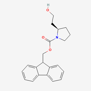 (9H-Fluoren-9-yl)methyl (R)-2-(2-hydroxyethyl)pyrrolidine-1-carboxylate