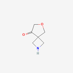 molecular formula C6H9NO2 B12987084 6-Oxa-2-azaspiro[3.4]octan-8-one 