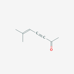 molecular formula C8H10O B129871 6-甲基-5-庚烯-3-炔-2-酮 CAS No. 149183-86-8