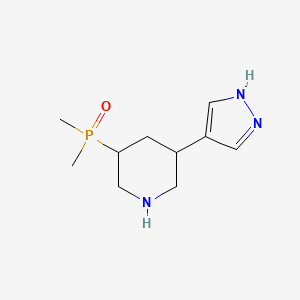 (5-(1H-Pyrazol-4-yl)piperidin-3-yl)dimethylphosphine oxide