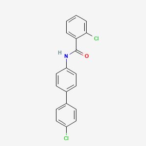 2-Chloro-N-(4'-chloro-[1,1'-biphenyl]-4-yl)benzamide