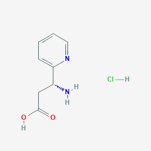 (R)-3-Amino-3-(pyridin-2-yl)propanoic acid hydrochloride