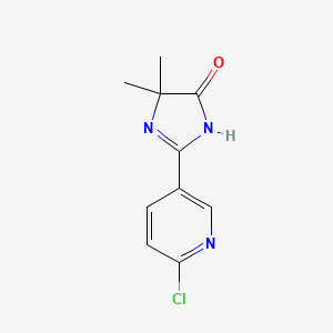 2-(6-Chloropyridin-3-yl)-5,5-dimethyl-3,5-dihydro-4H-imidazol-4-one