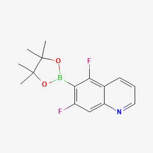 5,7-Difluoro-6-(4,4,5,5-tetramethyl-1,3,2-dioxaborolan-2-yl)quinoline