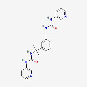 1,1'-(1,3-Phenylenebis(propane-2,2-diyl))bis(3-(pyridin-3-yl)urea)