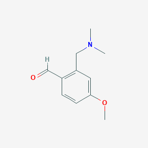 2-((Dimethylamino)methyl)-4-methoxybenzaldehyde