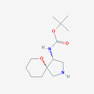 Rel-tert-butyl ((4R,5S)-6-oxa-2-azaspiro[4.5]decan-4-yl)carbamate