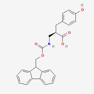 (R)-3-((((9H-Fluoren-9-yl)methoxy)carbonyl)amino)-2-(4-hydroxybenzyl)propanoic acid