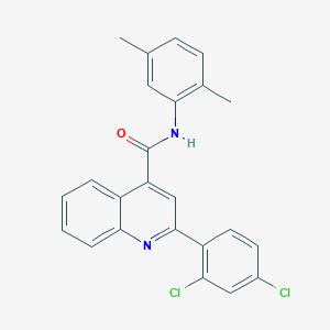 2-(2,4-dichlorophenyl)-N-(2,5-dimethylphenyl)quinoline-4-carboxamide