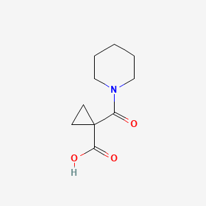 1-(Piperidine-1-carbonyl)cyclopropane-1-carboxylic acid