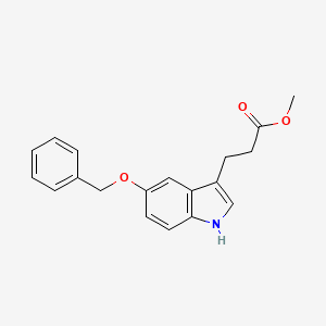 Methyl 3-[5-(Benzyloxy)-3-indolyl]propanoate