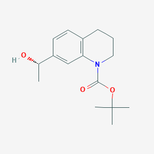 tert-Butyl (S)-7-(1-hydroxyethyl)-3,4-dihydroquinoline-1(2H)-carboxylate