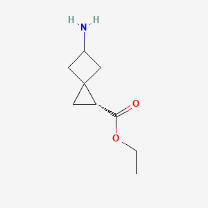 Rel-ethyl (1R,3r,5S)-5-aminospiro[2.3]hexane-1-carboxylate