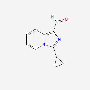 3-Cyclopropylimidazo[1,5-a]pyridine-1-carbaldehyde