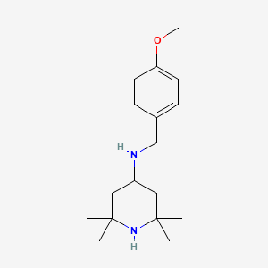 B1298746 (4-Methoxy-benzyl)-(2,2,6,6-tetramethyl-piperidin-4-yl)-amine CAS No. 447455-77-8