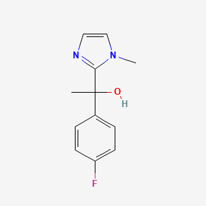 1-(4-Fluorophenyl)-1-(1-methyl-1H-imidazol-2-yl)ethan-1-ol