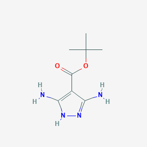 tert-Butyl 3,5-diamino-1H-pyrazole-4-carboxylate