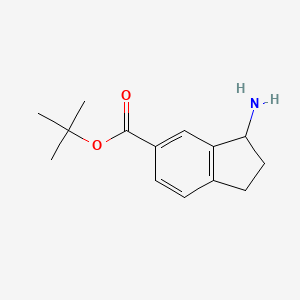 Tert-butyl 3-aminoindane-5-carboxylate