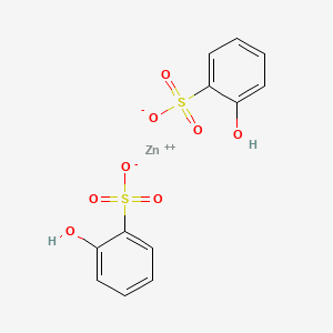 molecular formula C12H10O8S2Zn B12987544 Zincphenolsulfonate 