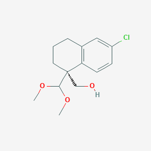 (S)-(6-Chloro-1-(dimethoxymethyl)-1,2,3,4-tetrahydronaphthalen-1-yl)methanol