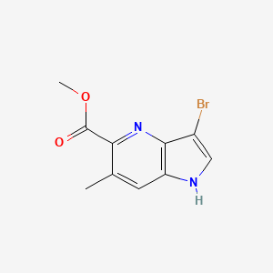 Methyl 3-bromo-6-methyl-1H-pyrrolo[3,2-b]pyridine-5-carboxylate