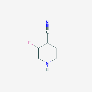 3-Fluoropiperidine-4-carbonitrile