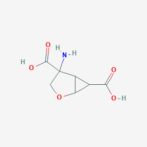 4-Amino-2-oxabicyclo[3.1.0]hexane-4,6-dicarboxylic acid