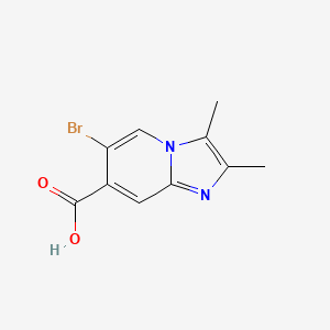 6-Bromo-2,3-dimethylimidazo[1,2-a]pyridine-7-carboxylic acid