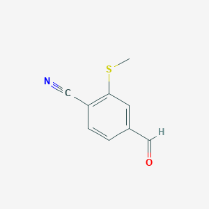 4-Formyl-2-(methylthio)benzonitrile