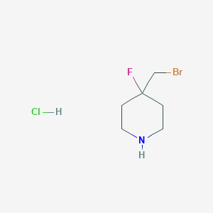 4-(Bromomethyl)-4-fluoropiperidine hydrochloride