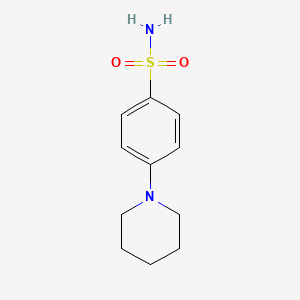 molecular formula C11H16N2O2S B1298766 4-(Piperidin-1-YL)benzenesulfonamide CAS No. 10338-60-0