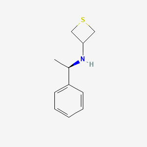 (R)-N-(1-Phenylethyl)thietan-3-amine