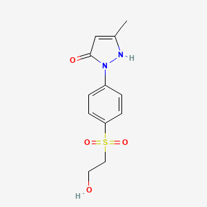 1-(4-Beta-Hydroxyethylsulfonylphenyl-)-3-methyl-5-pyrazolone