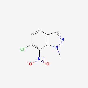 6-Chloro-1-methyl-7-nitro-1H-indazole