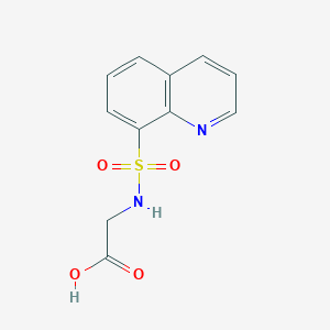molecular formula C11H10N2O4S B1298768 (Quinoline-8-sulfonylamino)acetic acid CAS No. 115241-94-6