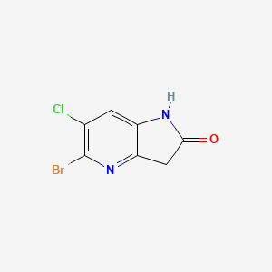 5-bromo-6-chloro-1,3-dihydro-2H-pyrrolo[3,2-b]pyridin-2-one