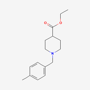 molecular formula C16H23NO2 B1298776 Ethyl 1-(4-methylbenzyl)piperidine-4-carboxylate 