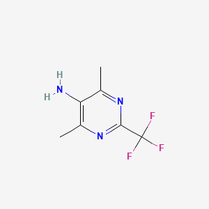 4,6-Dimethyl-2-(trifluoromethyl)pyrimidin-5-amine