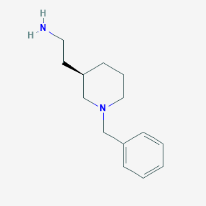 2-[(3R)-1-benzylpiperidin-3-yl]ethanamine