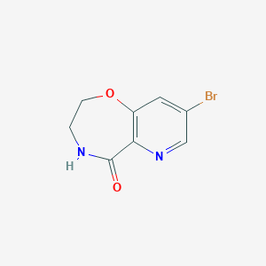 8-Bromo-3,4-dihydropyrido[2,3-f][1,4]oxazepin-5(2H)-one