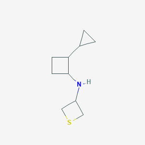 N-(2-Cyclopropylcyclobutyl)thietan-3-amine