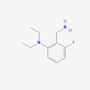 2-(aminomethyl)-N,N-diethyl-3-fluoroaniline