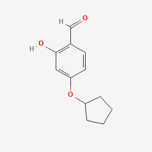 4-(cyclopentyloxy)-2-hydroxyBenzaldehyde