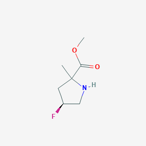 Methyl (4S)-4-fluoro-2-methylpyrrolidine-2-carboxylate