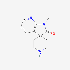 Spiro[piperidine-4,3'-[3h]pyrrolo[2,3-b]pyridin]-2'(1'h)-one,1'-methyl-