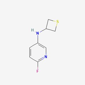 6-Fluoro-N-(thietan-3-yl)pyridin-3-amine