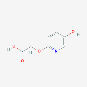 2-((5-Hydroxypyridin-2-yl)oxy)propanoic acid