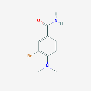 3-Bromo-4-(dimethylamino)benzamide