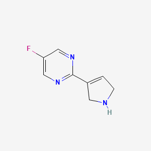 2-(2,5-Dihydro-1H-pyrrol-3-yl)-5-fluoropyrimidine